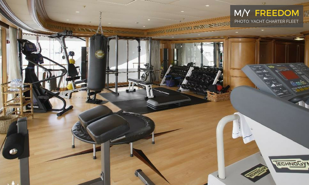 10 of The Most Enviable Superyacht Gyms according to Gym Experts