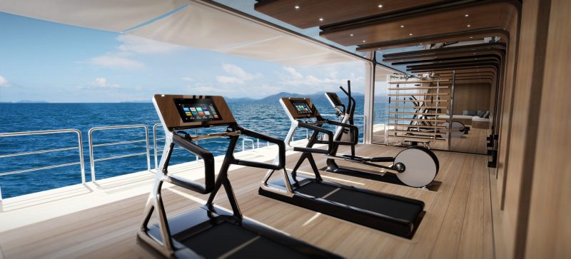 superyacht gym design