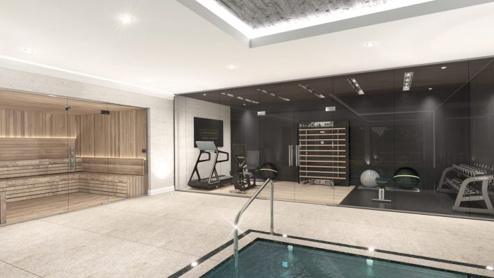 basement gym design