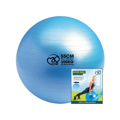 Fitness Mad Swiss Ball Pump & Online Guide - 55cm