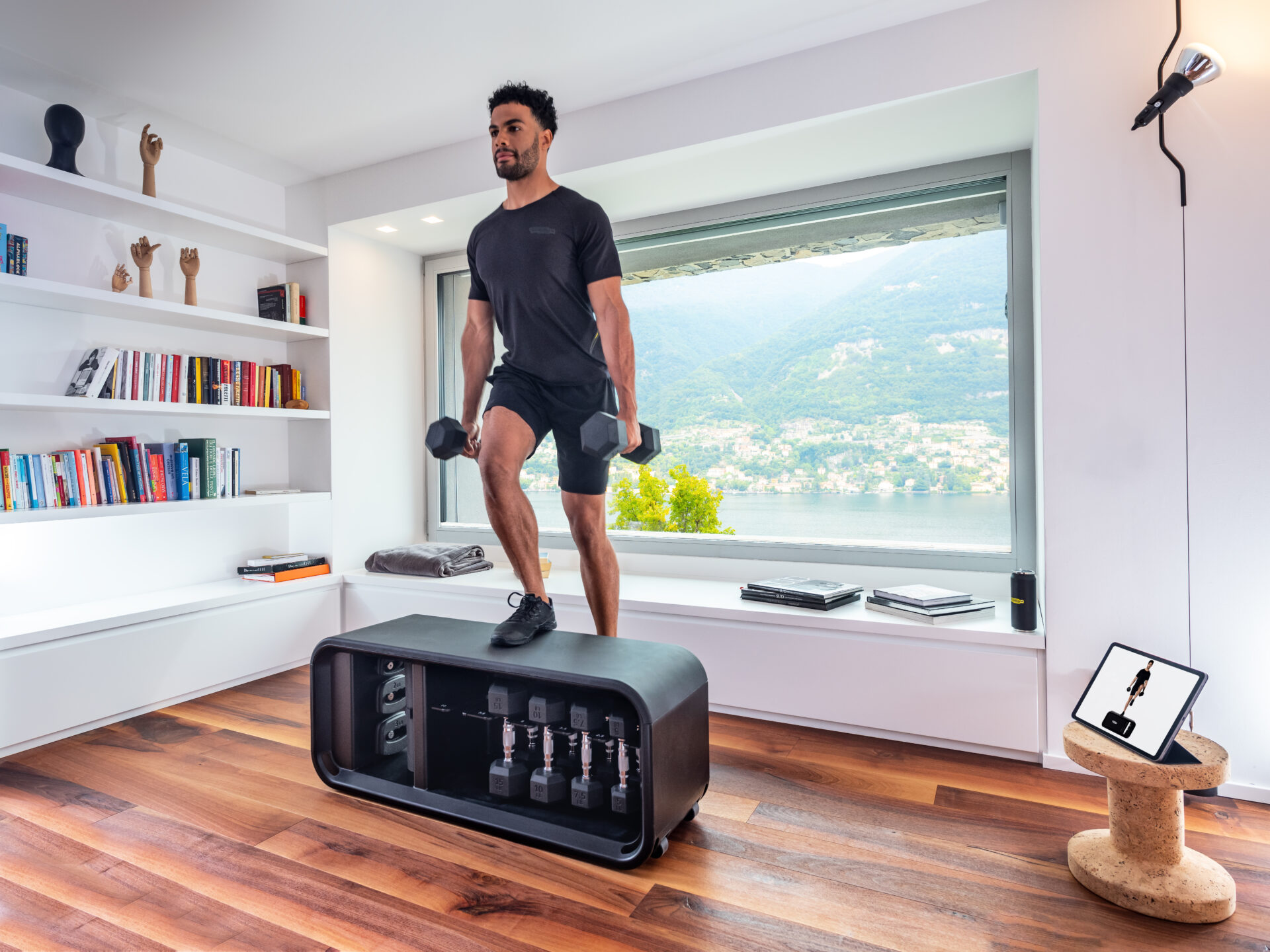 Technogym Bench  The perfect home fitness workout + storage solution 