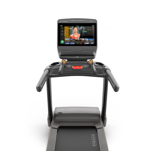 MX21_LS treadmill_TOUCH XL_Matte Blk detail_face-on